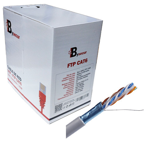 BYSECUR BSCFTP6ACCA Bobina cable FTP 305m apantallado CAT6 CCA (1)