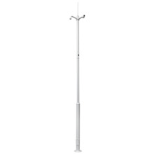 BYSECUR BSCPOLE45W Mástil Desmontable para CCTV de 4.5 metros Color Blanco