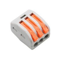 BYSECUR BYCON12 Conector de Cable 1 Entrada y 2 Salidas Calibre del cable 28 a 12AWG