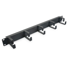 BYSECUR COM-CM1 Organizador de cables Horizontal de Metal 1U