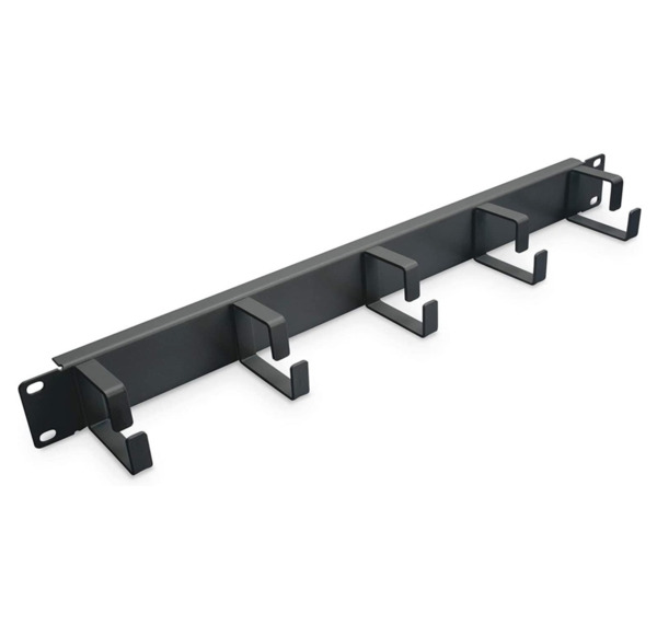BYSECUR COM-CM1 Organizador de cables Horizontal de Metal 1U