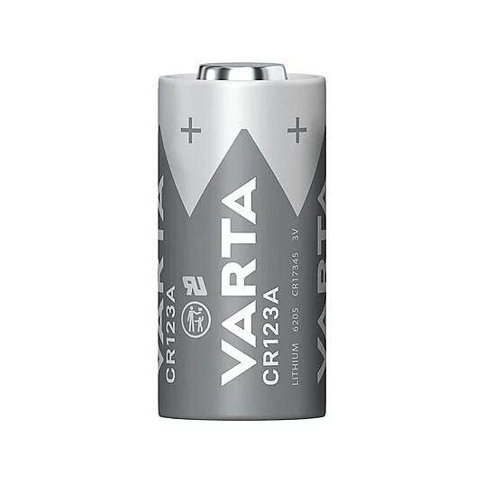 BYSECUR CR123 Pila litio Varta CR123 1630 mAh