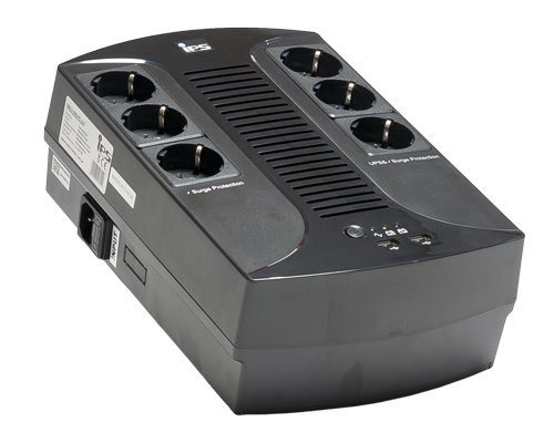 BYSECUR DM-LI-0k6 SAI tipo regleta de enchufes. 600VA / 360W. 6 enchufes