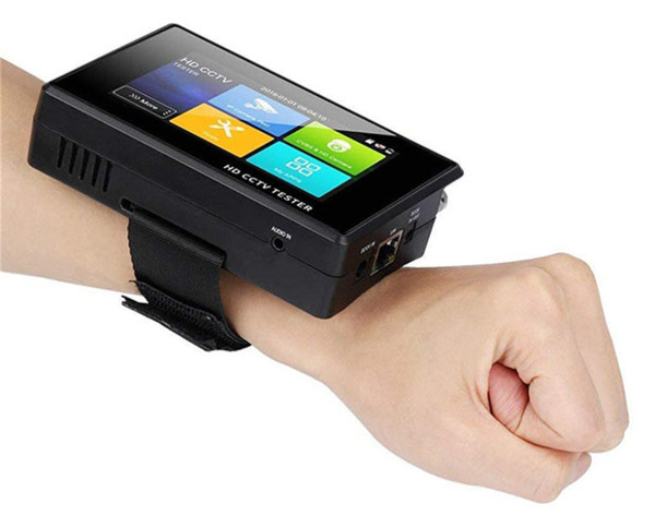 BYSECUR M-IPC-200B Tester CCTV de 4" de muñeca para cámaras IP, HDTVI, HDCVI, AHD, CVBS. POE, WiFi (3)