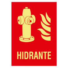 BYSECUR P-143 Cartel de Señalización Hidrante