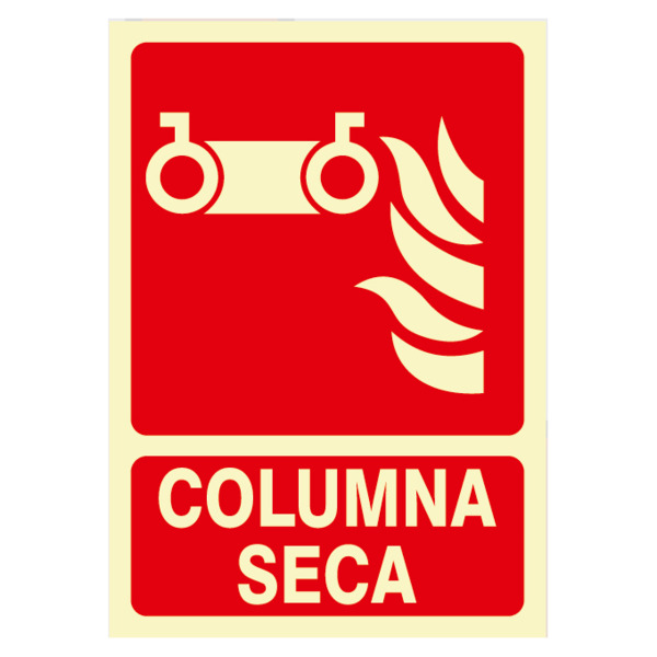 BYSECUR P-162 Cartel de Señalización Columna Seca (1)