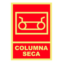 BYSECUR P-162 Cartel de Señalización Columna Seca