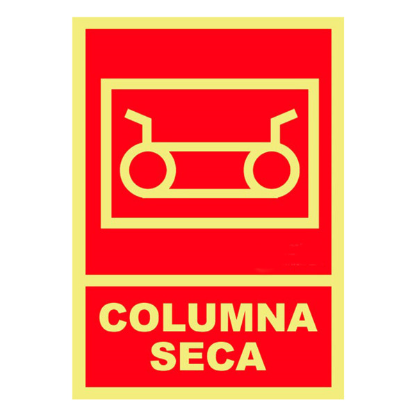 BYSECUR P-162 Cartel de Señalización Columna Seca