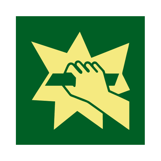 BYSECUR S-537 Cartel de Señalización Empujar barra para abrir puerta (1)