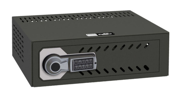 BYSECUR VR-100E Caja fuerte especial para videograbador. Cierre electrónico. 350 ancho