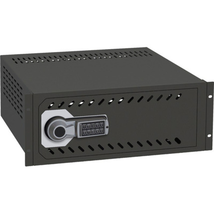 Comprar BYSECUR VR190E Caja fuerte especial para videograbador con cerradura electrónica para rack 19"
