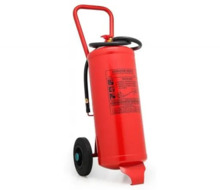 BYSECUR VU-25-PP-ABC Extintor con ruedas De Polvo Químico ABC 25KG