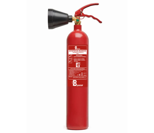 BYSECUR VU-2CO2-334B Extintor De Dióxido De Carbono Co2 2KG