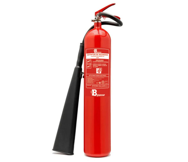 BYSECUR VU-5-CO2-89B Extintor De Dióxido De Carbono Co2 5KG