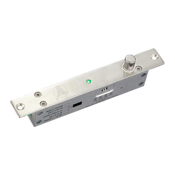 BYSECUR YB-500B(LED) Cerradura electromagnética para puerta. Con cierre tipo "bulón" Retención 1000kg. Acero inoxidable