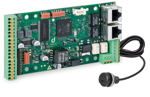 (C-ET908HMI) COMMEND MODULO DE INTERCOMUNICACIÓN HÍBRIDO IOIP/SIP INTERCOM MODULE, RJ45, INCLUYE MIC480