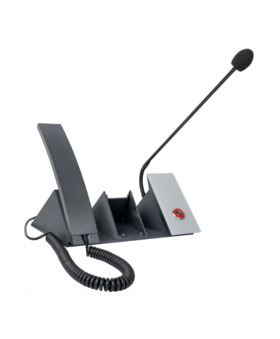 Comprar (C-ID5-DKGM) COMMEND SOPORTE DE ESCRITORIO CON MICRÓFONO DE CUELLO DE CISNE PARA PARA PUESTO CONTROL INTERFONO INTERIOR SERIE ID5