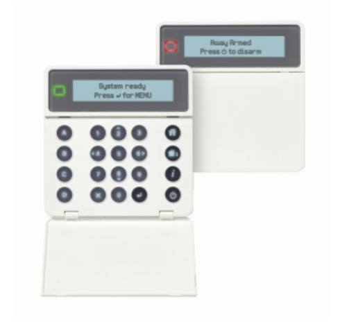 CaddX NXG1830-EUR Teclado LCD xGen multilingüe. Color blanco