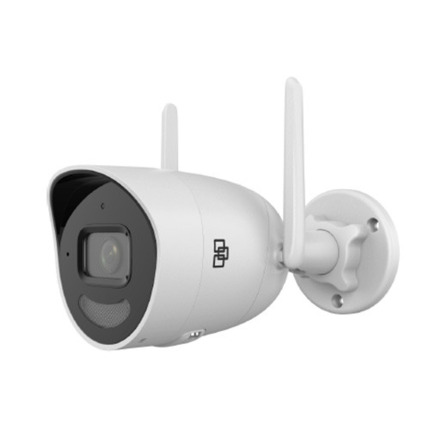 Comprar TVUC-B01-0401-BUL-W Cámara bullet IP 4Mpx, , óptica fija 2.8 mm, LEDs IR 30m, ranura microSD, micrófono incorporado, Wi-Fi, H.265+, IP66, 12Vdc.