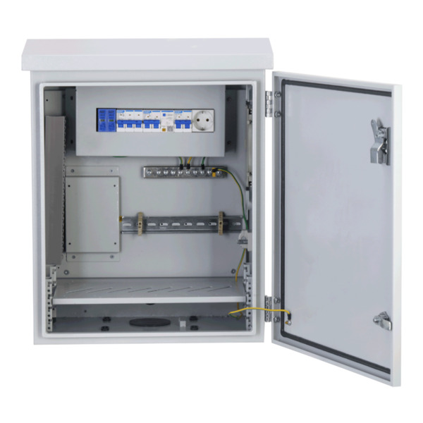 Caja de distribución de alimentación IP54 exterior anti-robo (1)