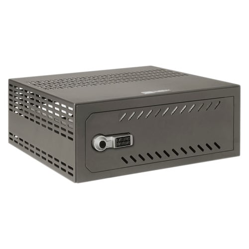 Caja fuerte para DVR - Específico para CCTV - Para DVR de 1U rack - Cerradura electrónica - Con ventilación y pasacables - Calid