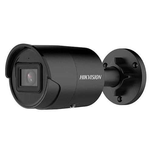 Cámara Bullet IP 6MP 2.8mm AcuSense WDR120 MIC IP67 IR40 Black Hikvision