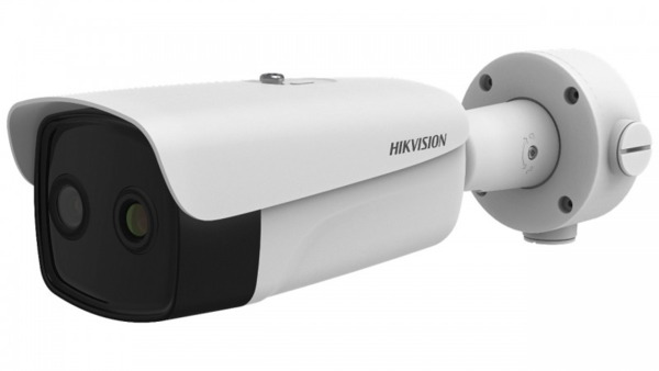 Cámara Bullet IP biespectro térmica y óptica 6.5mm Hikvision