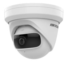 Cámara domo IP 4MP Ultra Gran angular 1.68mm WDR120 IR10 Hikvision