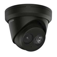 Cámara Domo IP 8MP AcuSense 2.8mm IR30 MIC WDR120 IP67 Black Hikvision