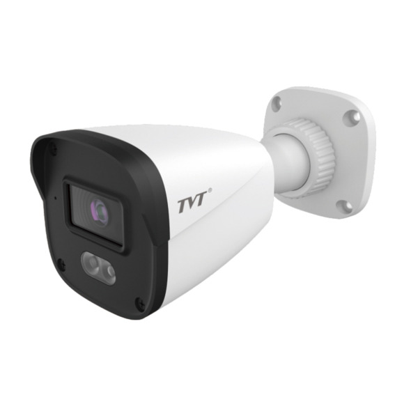 Cámara IP Bullet 2MP 2.8mm IP67 Iluminación dual Luz Blanca IR 20m Micrófono