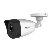 Cámara IP HiWatchT de HIKVISION®. 4P@20ips, H.265/H.264. ICR, 0,01 lux, IR 30m. Óptica fija de 2,8 mm. WDR 120dB, 3D-DNR, 1 ROI.