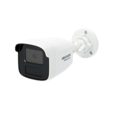 Cámara IP HiWatchT de HIKVISION®. 8MP@12/15ips, H.265+/H.265. ICR, 0,01 lux, Smart IR 50m. Óptica fija de 4 mm. WDR 120dB. RJ45,