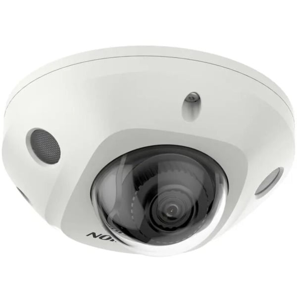 Cámara MiniDome IP 4MP 2.8mm Acusense WDR120 Audio Alarma IP67 IR30 MIC Hikvision