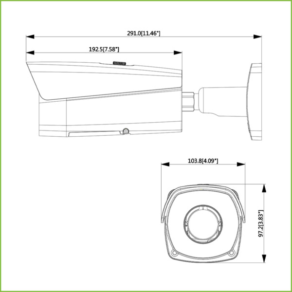 Cámara Térmica IP CVI ANALOGICA 400*300 13mm IP67 12V PoE AUDIO E/S (1)