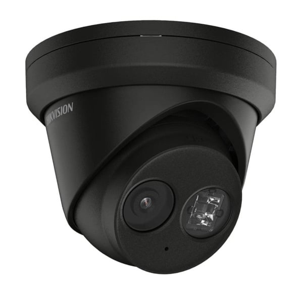 Cámara Turret IP 8MP AcuSense 2.8mm IR30 MIC WDR120 IP67 Black Hikvision