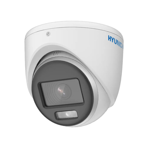 Domo 4 en 1 HYUNDAI ColorView. 5MP@20ips (TVI/AHD), 4MP@25/30ips (TVI/CVI/AHD). Salida 4 en 1 conmutable. Color 24/7, 0,001 lux,