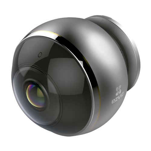 Cámara Wifi Ezviz 3 Megapixel - Lente 1.2 mm Fisheye 360º - Hasta 4 vistas virtuales - Audio bidireccional - LEDs IR Alcance 7.5