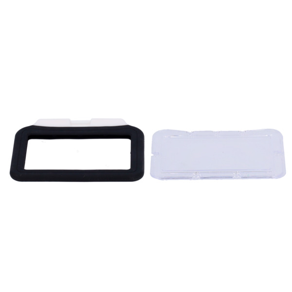 CARDCUBE CARD-HOLDER-H-BLACK Porta-tarjetas - Disposición Horizontal - Láminas de plástico protectoras - Fabricado en silicona - (1)