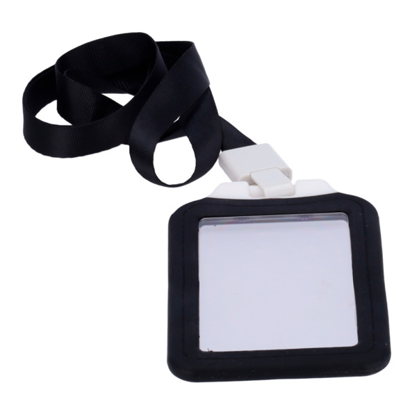 CARDCUBE CARD-HOLDER-V-BLACK Porta-tarjetas - Disposición vertical - Láminas de plástico protectoras - Fabricado en silicona - C