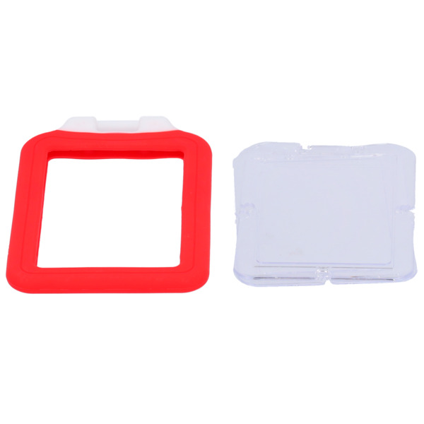 CARDCUBE CARD-HOLDER-V-RED Porta-tarjetas - Disposición vertical - Láminas de plástico protectoras - Fabricado en silicona - Col (1)