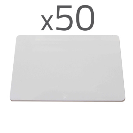 Comprar CARDCUBE MF-CARD-50P Tarjeta de proximidad - ID por radiofrecuencia | Memoria 1K - MF pasivo | Formato CR80 - Alta frecuencia 13.56 MHz - Apta para impresoras de tarjetas - Pack de 50 tarjetas