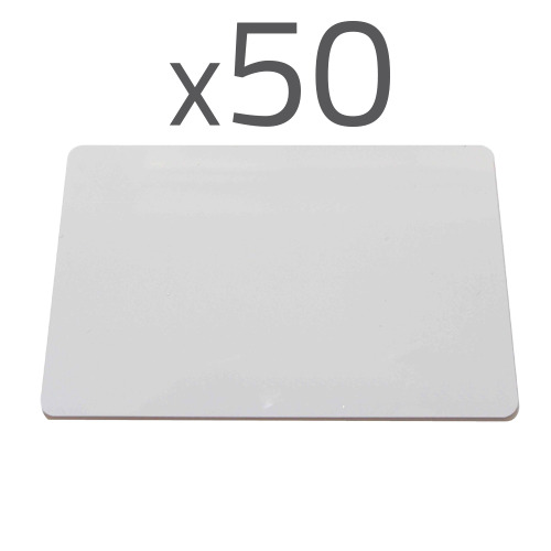 CARDCUBE MF-CARD-50P Tarjeta de proximidad - ID por radiofrecuencia | Memoria 1K - MF pasivo | Formato CR80 - Alta frecuencia 13