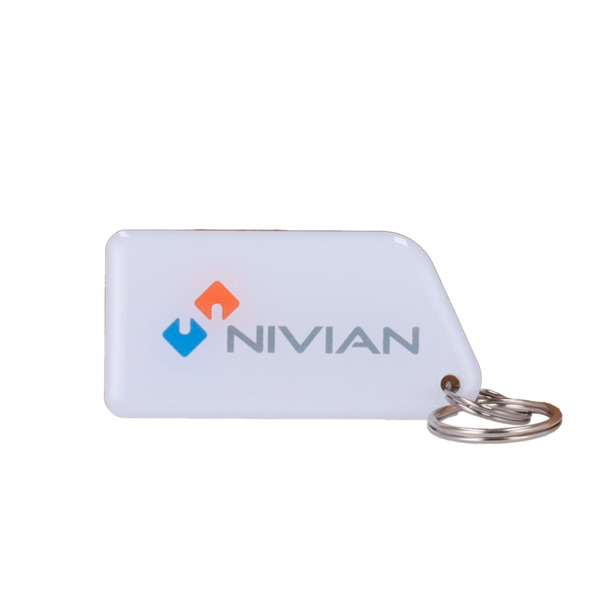 CARDCUBE NV-TAG-DUAL Llavero TAG de proximidad - ID por radiofrecuencia - EM y MF pasivo | Resina epoxi brillante - Frecuencia 1 (1)