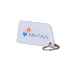 CARDCUBE NV-TAG-DUAL Llavero TAG de proximidad - ID por radiofrecuencia - EM y MF pasivo | Resina epoxi brillante - Frecuencia 1
