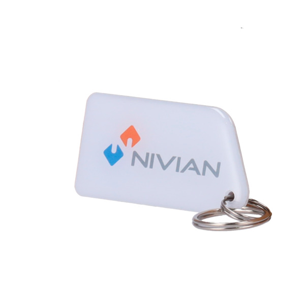 CARDCUBE NV-TAG-DUAL Llavero TAG de proximidad - ID por radiofrecuencia - EM y MF pasivo | Resina epoxi brillante - Frecuencia 1