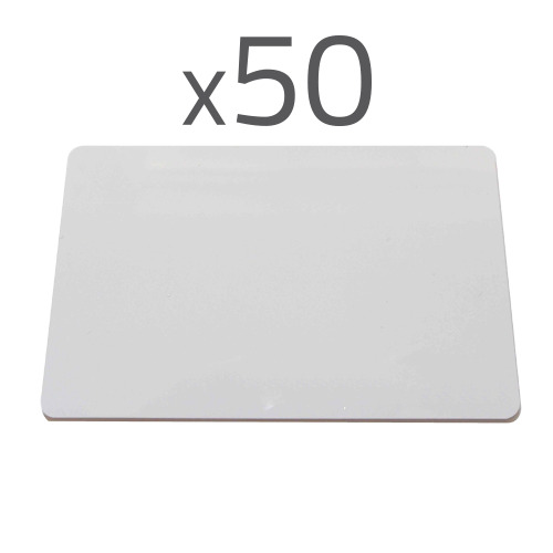 CARDCUBE RFID-CARD-50P Tarjeta de proximidad - ID por radiofrecuencia - EM pasivo | Formato CR80 - Baja frecuencia 125 kHz - Apt