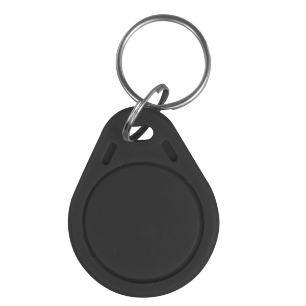 CARDCUBE RFID-TAG-BLACK Llavero TAG de proximidad numerado - ID por radiofrecuencia - EM pasivo | Color negro - Baja frecuencia