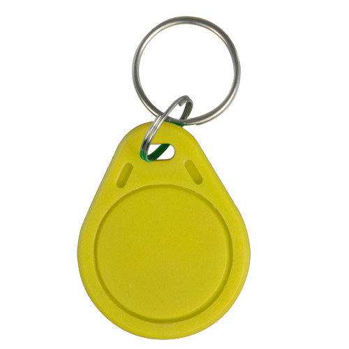 CARDCUBE RFID-TAG-Y Llavero TAG de proximidad numerado - ID por radiofrecuencia - EM pasivo | Color amarillo - Baja frecuencia 1