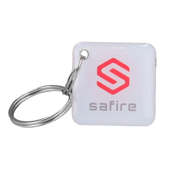 CARDCUBE SF-TAG-EM-EPOXY-SQ Llavero TAG de proximidad numerado - ID por radiofrecuencia - EM pasivo | Resina epoxi brillante - B (1)