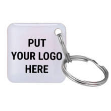 CARDCUBE TAG-MF-EPOXY-SQ-CUSTOM-1000 Llavero TAG de proximidad personalizable - MF 13.56 MHz pasivo | 1000 unidades - Número ID